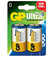 Батарейка щелочная GP 13AUP-U2 Ultra alkaline PLUS LR20 D (блистер) (TV)