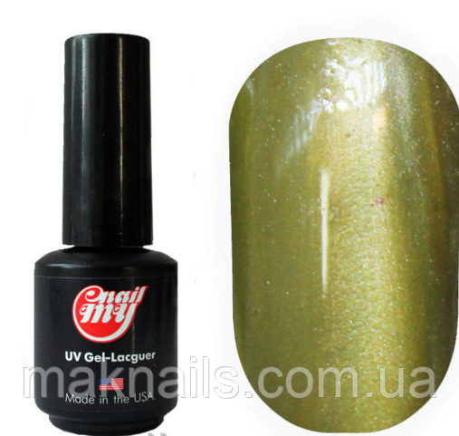 Гель-лак My Nail System № 245 оливковий КОТЯЧЕ ОКО 9мл