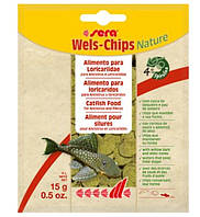 Sera Wels (Catfish) Chips Nature сухой корм для сомиков, чипсы, 15 г