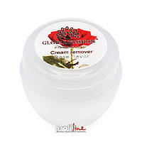 Кремовый ремувер для снятия нарощенных ресниц Global Fashion Cream Remover Rose flavor, 10 г