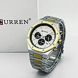 Чоловічий годинник Curren 8440 SGW з хронографом, фото 8