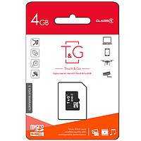 Карта памяти 4GB T&G class 4 (без адаптера) (TV)