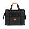 Сумка переноска для котів та собак 45х31х34 CosmoPet CP-50 Black, фото 4
