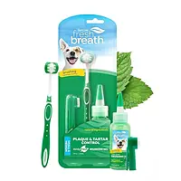 Набір для догляду за порожниною рота для собак малих порід TropiClean Fresh Breath, 59 мл