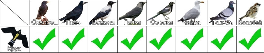 Динамічний відштовхувач птахів "КРУК"