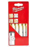 Полотна для лобзика по дереву Milwaukee T119BO 50мм шаг зуба 2,0мм 5шт (4932274650)