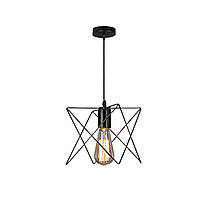Подвесной светильник-решетка люстра в стиле лофт Sirius MLP0307 на 1 лампочку черный