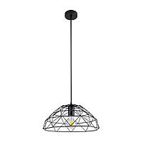 Подвесной светильник-решетка люстра в стиле лофт Sirius GLD-22815-1 на 1 лампочку черный
