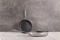 Набор сковородок Bergner Pure BGEU-5506 2 предмета серебристый mx