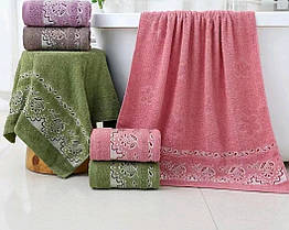 Купить лицевые полотенца размером 100 на 50 оптом в Украине: махровые ...
