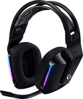 Навушники з мікрофоном Logitech G733 Lightspeed Wireless RGB Black (981-000864), фото 1