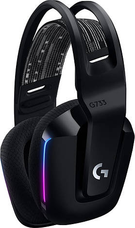 Навушники з мікрофоном Logitech G733 Lightspeed Wireless RGB Black (981-000864), фото 3