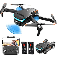 Квадрокоптер для детей Mini Drone K101 Max Коптер - дрон с FPV, 4K камерой и дополнительным аккумулятором