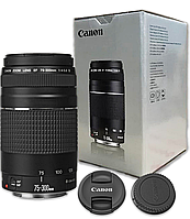 Объектив Canon Ef 75-300mm f/4-5.6 III Made In Malaysia Гарантия 24 месяца + 64GB SD Card Бесплатная доставка