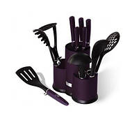 Набор ножей и кухонных принадлежностей Berlinger Haus Purple Eclipse BH-6258A 12 предметов фиолетовый mx