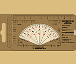 Лінійка PROTRACTOR NATO "CHICKEN" 120x63 (mm), фото 3