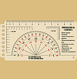 Лінійка PROTRACTOR NATO "CHICKEN" 120x63 (mm), фото 2