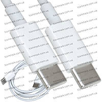 Шнур шнур для зарядки, штекер USB type C - штекер USB type C, 10W 5А, 1м, білий