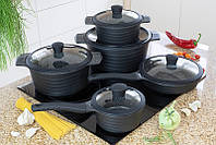 Набор посуды Edenberg Black 1 EB-9185 10 предметов