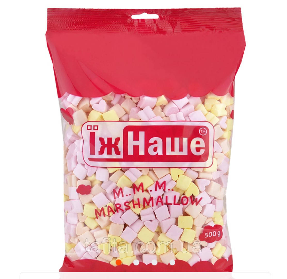 Маршмеллоу Mini Snowy Mallows ароматизовані кольорові 500 г