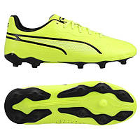 Футбольні бутси дитячі Puma King Match FG/AG Jr 107573-04, Салатовий, Розмір (EU) — 38.5