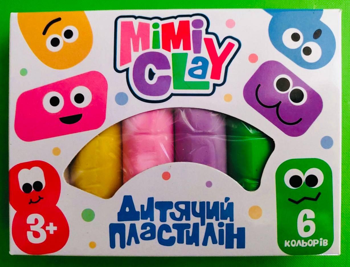 Игра STRATEG Набір для творчості Mimi clay 6 кольорів (великий) (30423)