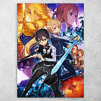 Аниме плакат постер "Мастера Меча Онлайн / Sword Art Online" №11