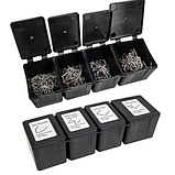 Паяльник ZD-507L для ремонту пластику на акумуляторі 18650+, гарячий степлер із комплектом скоб 200 шт., фото 7