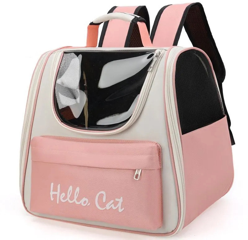 Рюкзак-перенесення для котів та собак 37х24х32 CosmoPet CP-65 Peachy