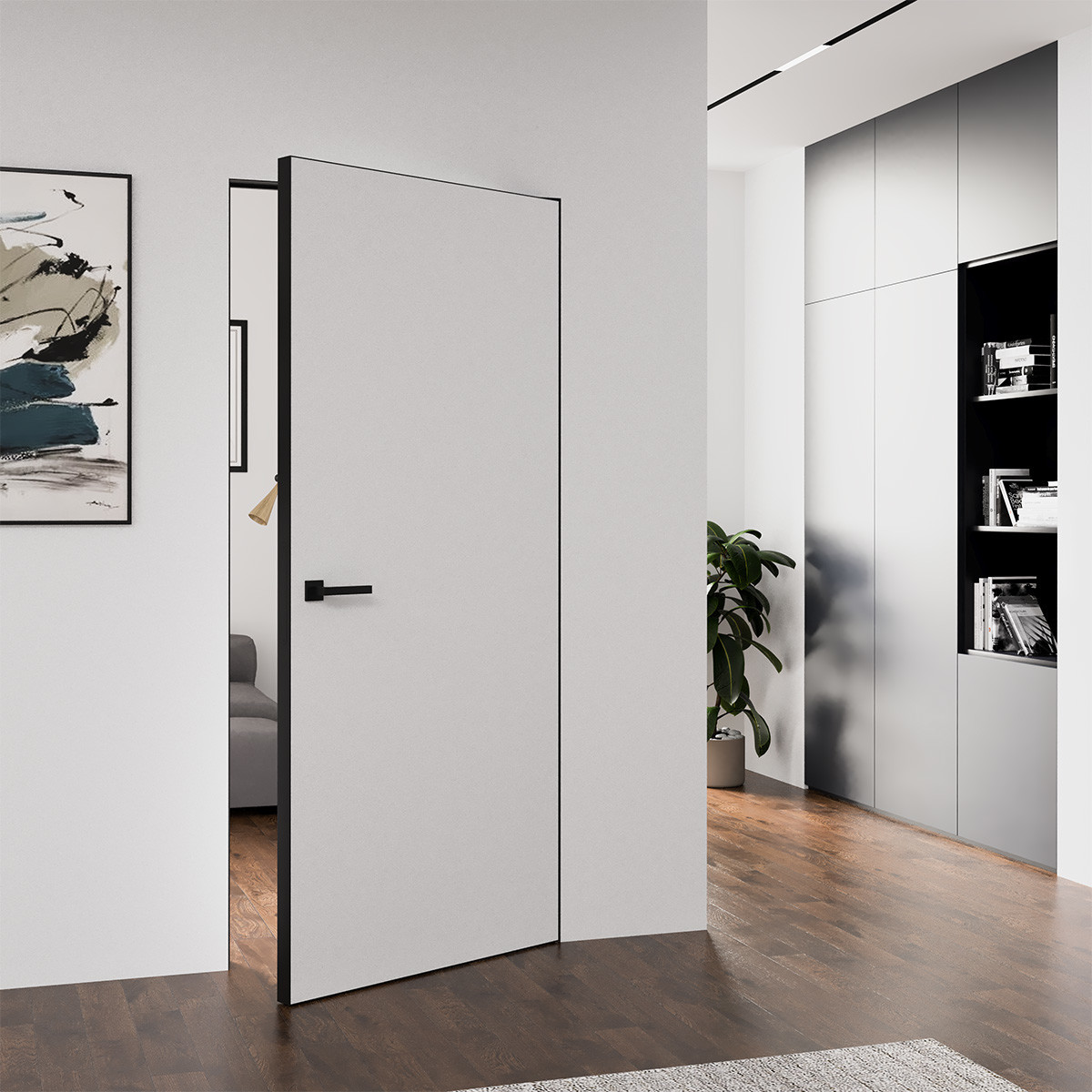 Двері міжкімнатні ABWEHR прихованого монтажу Smart Invisible