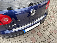 Накладка на задній бампер VW Golf 5 Хетчбек нержавійка