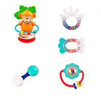 Набір брязкалець Sunlike Baby Toys Мавпочка 5 шт Multicolor (81880) z118-2024