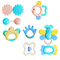 Набір брязкалець Yufeng Baby Toys 8 шт Multicolor (112151) z118-2024