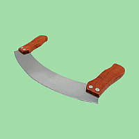 Нож для нарезки сыра двуручный Нож для резки сливочного масла и зелени две ручки 24 * 4 cm VarioMarket
