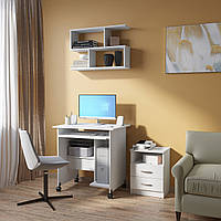 Компьютерный стол XDesk-10.1 с полками и ящиками для дома и офиса, письменный стол