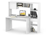 Письмовий стіл XDesk-23+СПм-24, Стіл з полицями та шафками для дому та офісу, Робочий стіл