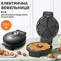 Вафельница для толстых вафель Sokany SK-BBQ-838 с антипригарным покрытием, сталь