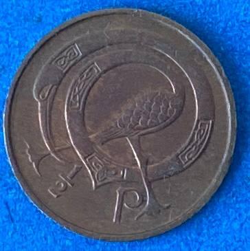 Монета Ірландії 1\2 пенні 1971-86 рр., фото 1