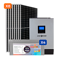 Комплект СЕС 5 кВт АКБ Gel 200 Ah