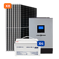 Комплект СЕС 5 кВт автономний mGel 100 Ah