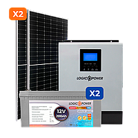 Комплект СЕС 3 кВт АКБ Gel 200 Ah