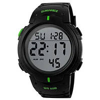 Спортивные мужские часы Skmei 1068GN Green водостойкие наручные кварцевые