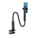 Гнучкий універсальний тримач HOCO Seaview Mobile Phone Lazy Holder HD4 до 7 дюймів зі струбциною, фото 5