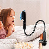 Гнучкий універсальний тримач HOCO Seaview Mobile Phone Lazy Holder HD4 до 7 дюймів зі струбциною, фото 6