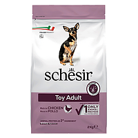 Schesir Dog Toy Adult ШЕЗИР ДОРОСЛИЙ ТІЙ КУРИЦЯ сухий монопротеїновий корм для собак міні порід-2 кг