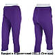 Фіолетові бриджі Х/Б однотонні тм "ОК" Розмір: 4XL (54-56) (17068-5), фото 2