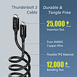 Кабель Edimax UC4-010TB V2 Thunderbolt 3 1 м (USB-C to USB-C, 40Gbps), фото 8