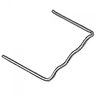 Скоби D2-4 для гарячого степлера для паяння пластику бамперів 100 шт