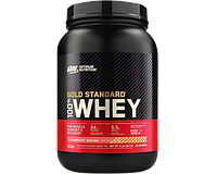 Протеин Optimum Nutrition 100% Whey Gold Standard 909 grams со вкусом клубники и банана