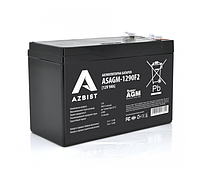 Аккумулятор AZBIST Super AGM ASAGM-1290F2, Black Case, 12V 9.0Ah (151 х 65 х 94 (100) ) Q10/420